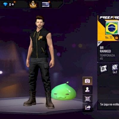 Conta Free Fire Antiga | Nível 72 | Criada em 2019 | Itens Raros + Dados