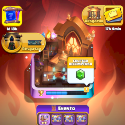 Conta com muitas cartas evoluidas