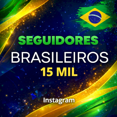 🏆 Seguidores 100% brasileiros