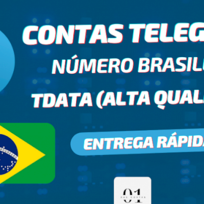 CONTAS TELEGRAM TADATA NÚMERO BRASILEIRO + PRONTAS (ALTA QUALIDADE)