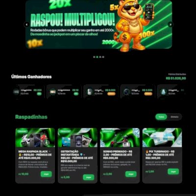 Script do site  Raspadinha