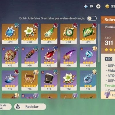 PROMOÇÃO AR49 / 4 Tier5 / Yae Miku + Keking + Yoyimia + Tighnari