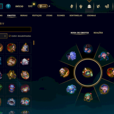 Conta Mestre LOL