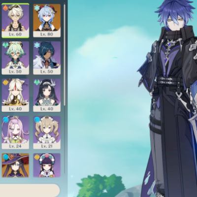 Flins, Skirk, Ganyu + Skin