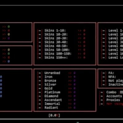 Valorant Checker | Captura De Contas Nfa E Fa