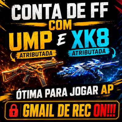 CONTA DE FF COM UMP E XM8 ATRIBUTADA