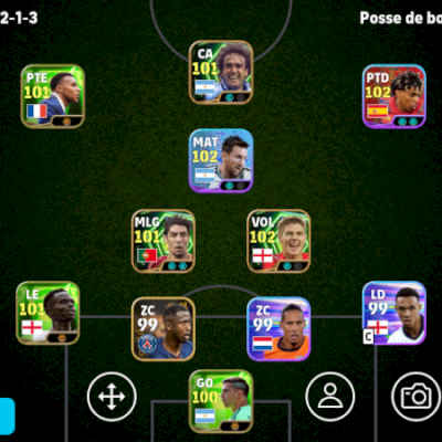 Conta Efootball Força 3105 3 Icons e 2 Showtimes Brabos