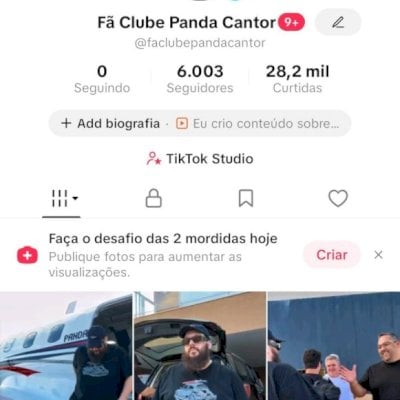 Vendo conta do tik Tok bem engajada