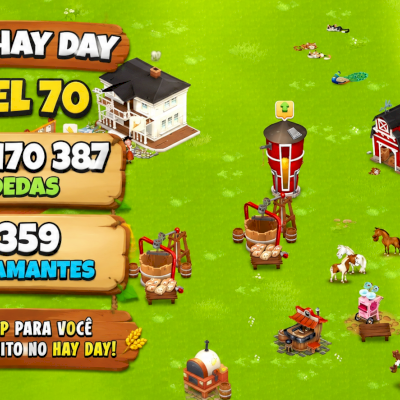 Conta Hay Day | Nível 70