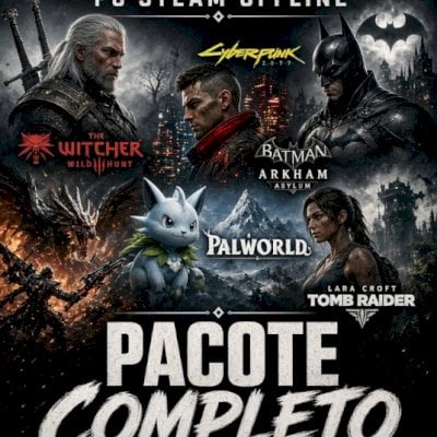 24 Jogos PC Steam Offline – Pacote Completo