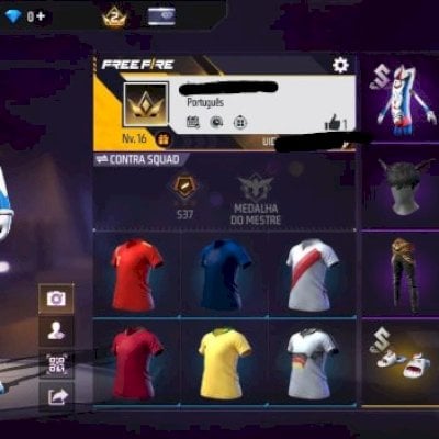 Conta free fire muito boa