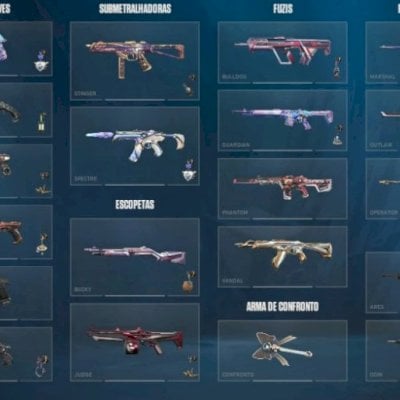 CONTA VALORANT, SKINS RARAS, CONTA PLATINA 3 /INVESTIDO 3KCONTA VALORANT, SKINS