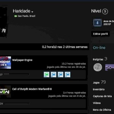 Vende-se conta steam com muitos jogos