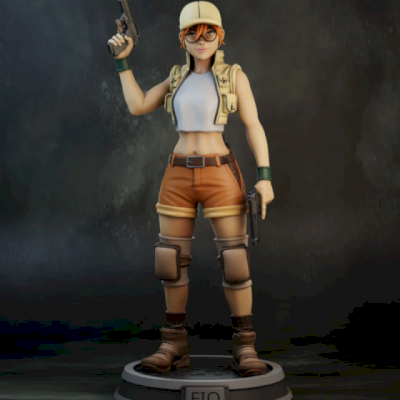 Fio Metal Slug 3D - Arquivo .Stl Para Impressão 3D