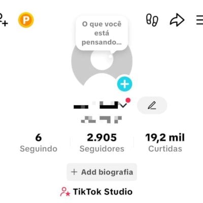 Conta de TIK TOK A VENDA