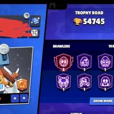 Conta de brawl stars muito rara