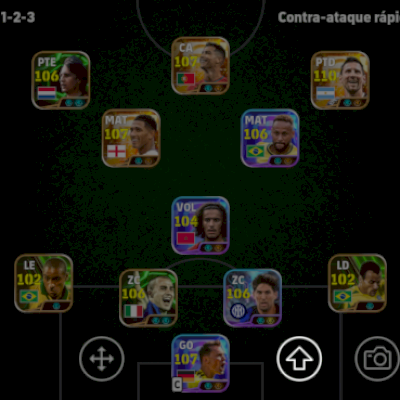 Conta a venda ataque perfeito |3278 de força 🔥 Trio Messi +cr7+ jude + ney