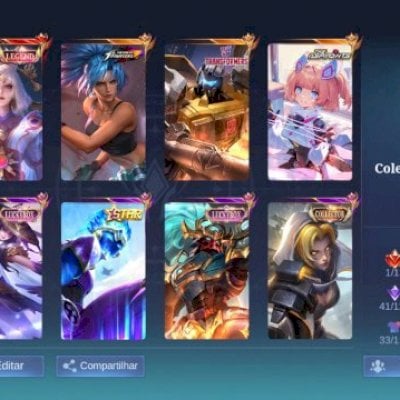 Conta com 297 skins