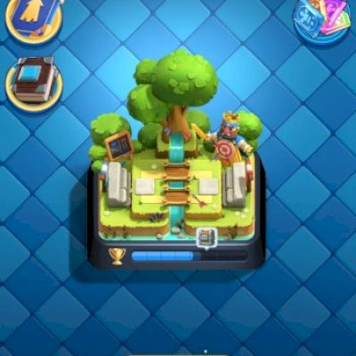 CONTA CLASH ROYALE COM 9782 TROFÉUS - NÍVEL DO REI 14 - 121 CARTAS DESBLOQUEADA
