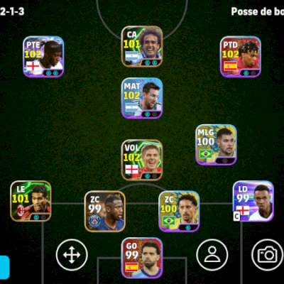 Conta Efootball Força 3103 3 Icons e 3 Showtimes Brabos