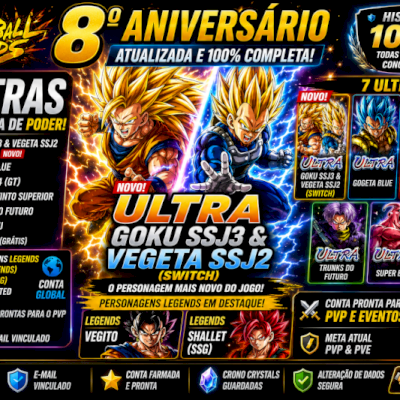 DB Legends |  7 ULTRAS |  Novo Goku & Vegeta  Switch |  LEGEND Vegito + Shallet