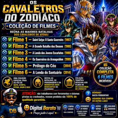 🐦‍🔥❄️⛓️ SAGA ESPECIAL: OS CAVALEIROS DO ZODÍACO DE 1997 - 2014 ⛓️❄️🐦‍🔥