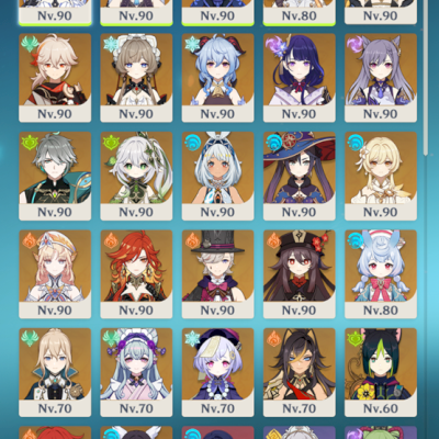 Conta Genshin - 26 Personagens T5 AR 60 e muito Mais!