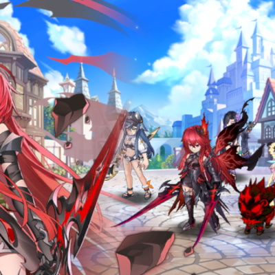 V>Conta Grand Chase Mobile + Elesis S e Arme S + Trajes
