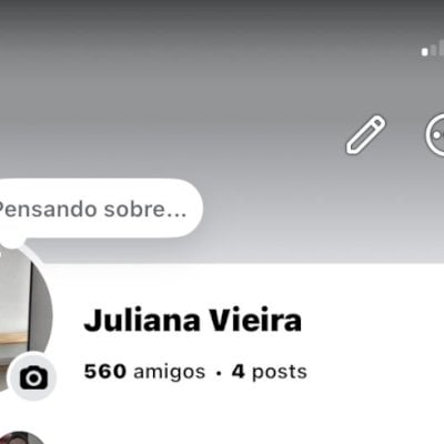 conta de facebook de mulher