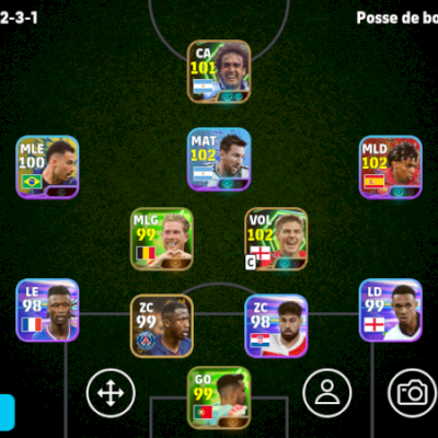 Conta Efootball Força 3083 2 Icons e 2 Showtimes Brabos