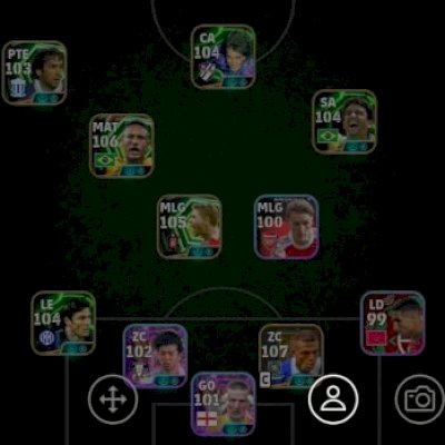 CONTA EFOOTBAL 3158+ FORCA COM NEY 106 GERRARD 105