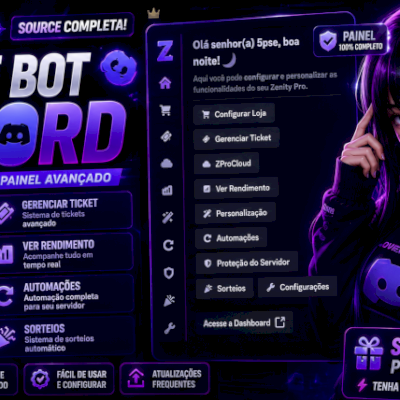 🤖 SOURCE BOT DISCORD COMPLETO – SISTEMA PREMIUM 🚀