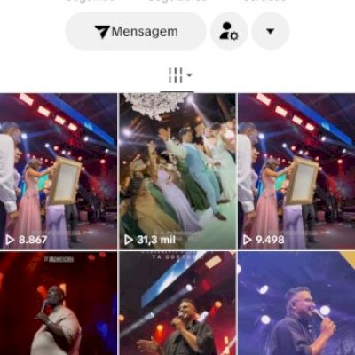 Vendo conta do tik Tok bem engajada