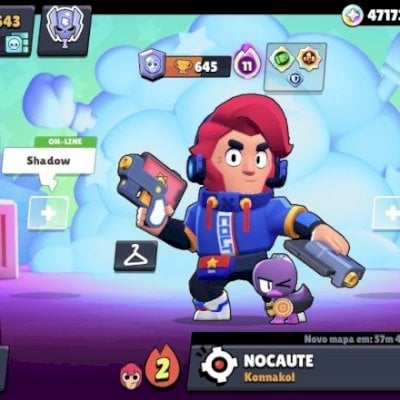 CONTA BRAWL STARS RARA, COLT DESAFIANTE, COLETTE TRIXIEE E PASSES DA EPOCA