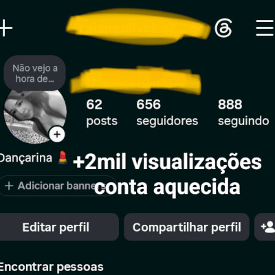 Conta Instagram/Rede Social Aquecida 📈 +650 Seguidores |Vídeos com Alta Visual