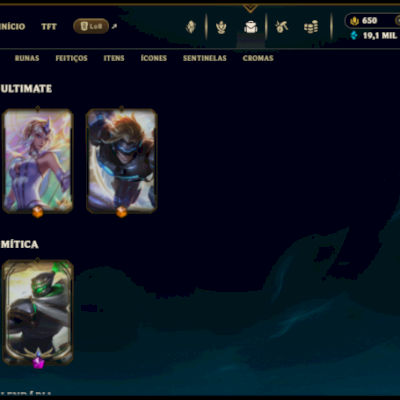 Conta de League of Legends + Valorant (Preludio do Caos)