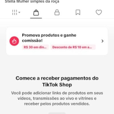 CONTA DO TIKTOK COM SHOP ATIVO +1,1K SEGUIDORES, LIVES ATIVAS (ENGAJAMENTO REAL)