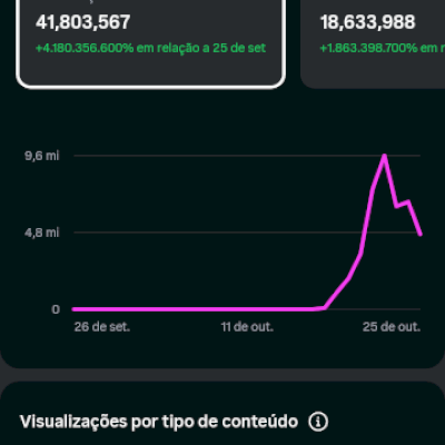 conta 17.375 mil seguidores organico engajada