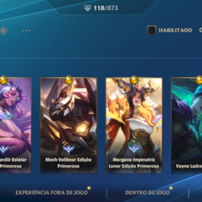 CONTA ANTIGA WILD RIFT