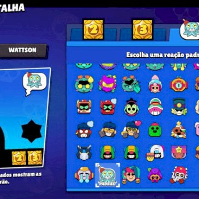Conta de Brawl stars com 34165 troféus, 58 skins