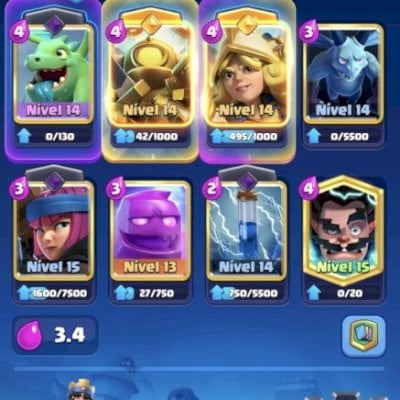 CONTA CLASH ROYALE QUASE MAXADA 8598 TROFÉUS