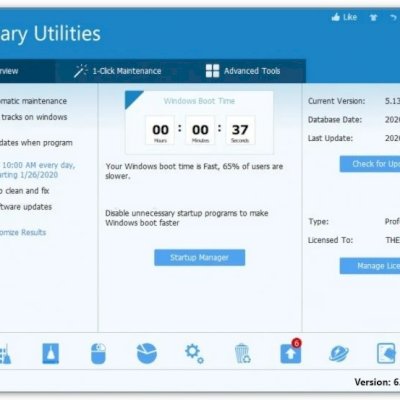Glary Utilities 2026 Acelera Pc e Notebooks com baixo desempenho