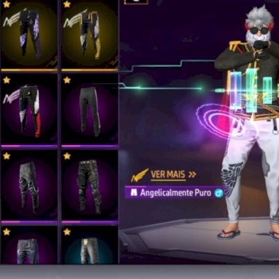 Conta de free fire 6 anjelicais