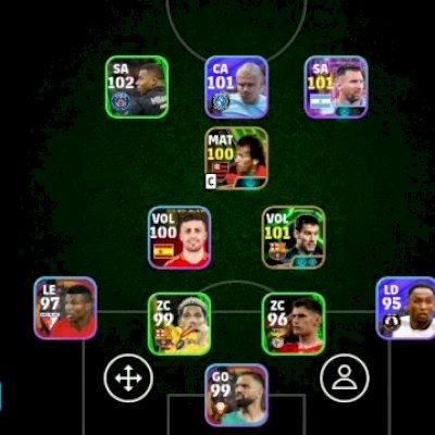 CONTA EFOOTBALL MOBILE MUITO BOA COM MBAPPÉ RARO E YAMAL