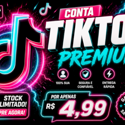 CONTAS TIKTOK NOVAS [ALTA QUALIDADE] + EMAIL INCLUSO