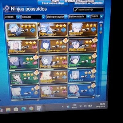 Conta 97,6k de força, reserva de 12k de cupom. Totalmente F2P!