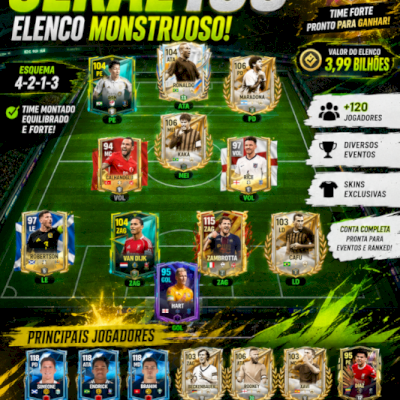 CONTA FC MOBILE 🙀🔥