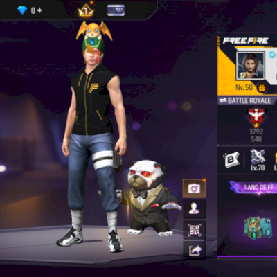 Vendo conta Free Fire