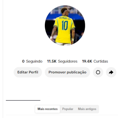 CONTA TIK TOK MONETIZADA 11,5K DE SEGUIDORES E 19,5K DE CURT (CONTAS TIK TOK)