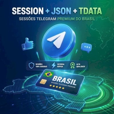🇧🇷 PACK (15 CONTAS) BRASILEIRAS DE TELEGRAM AQUECIDAS🔥